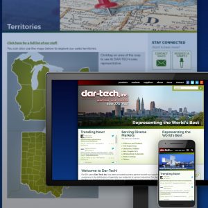 Dar-Tech, Inc. website - designed and developed by Stofka Creative Ltd. in conjunction with Catalyx Systems